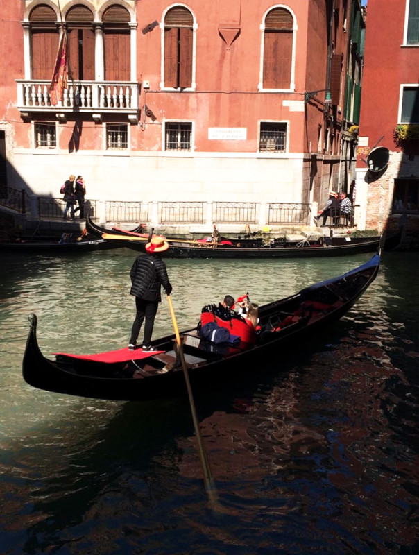 Gondolier at Work